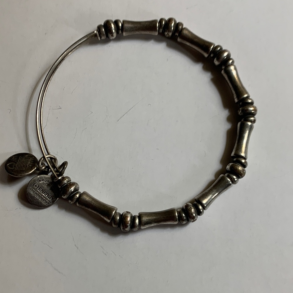 Alex and Ani Silver Beaded Bracelet